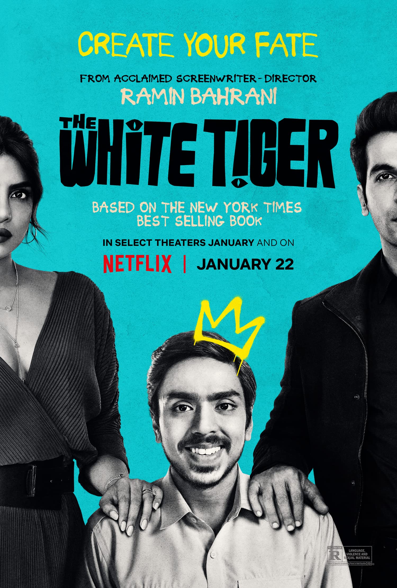 ดูหนังออนไลน์ ดูหนังออนไลน์ The White Tiger 2021 พยัคฆ์ขาวรำพัน