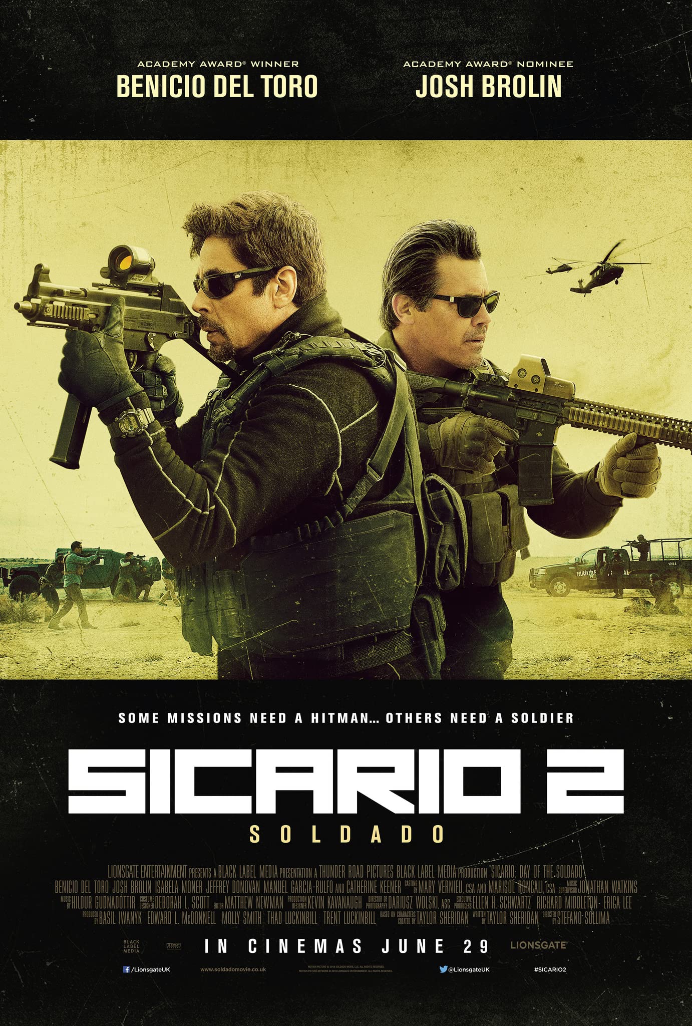 ดูหนังออนไลน์ ดูหนังออนไลน์ Sicario : Day of the Soldado 2018 ทีมพิฆาตทะลุแดนเดือด 2
